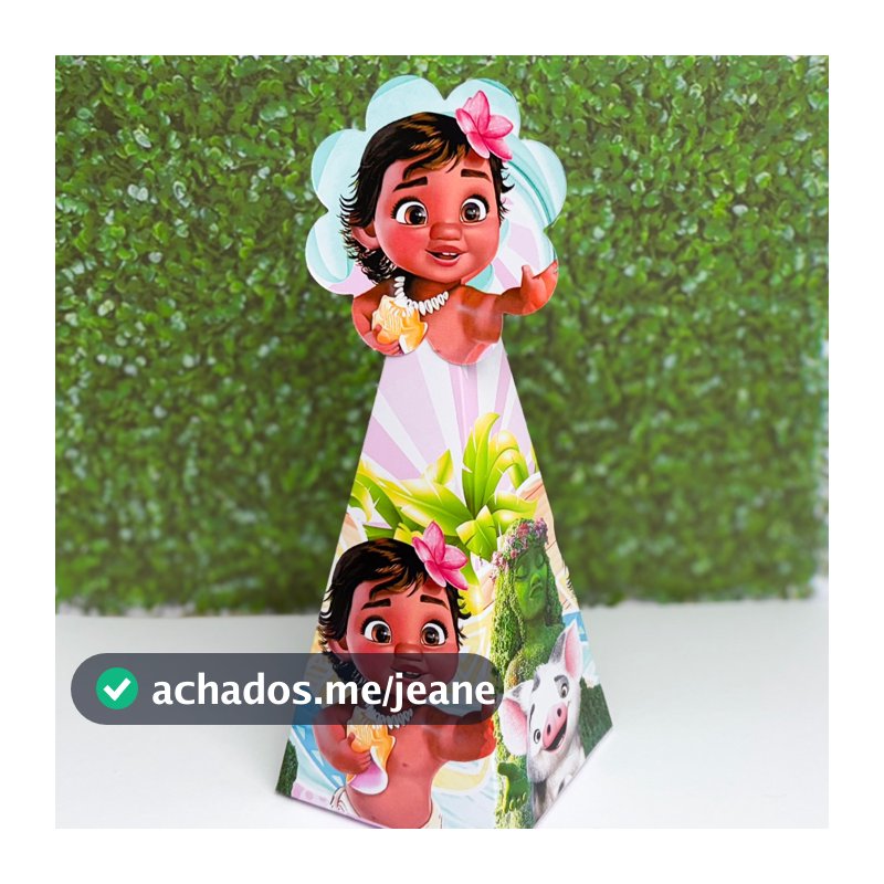 Caixa Pirâmide Milk Moana Baby Bebê 5 ou 10 unidades