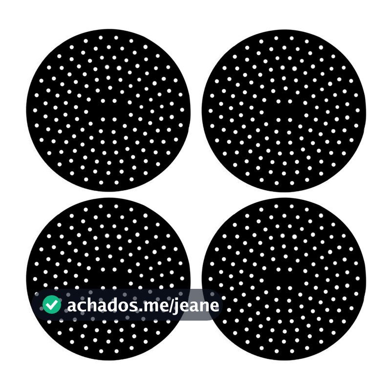 Kit 4 Tapete Silicone Fogão Indução Almofada Silicone Protetora Para Fogão de Indução Descanso