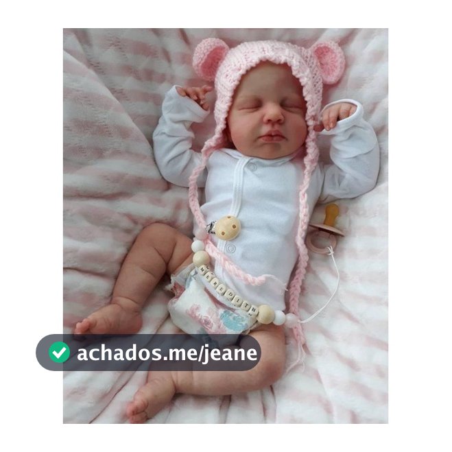 Bebe Reborn Boneca com Pintura Realista Silicone Lara ou Lucca Enxoval Completo