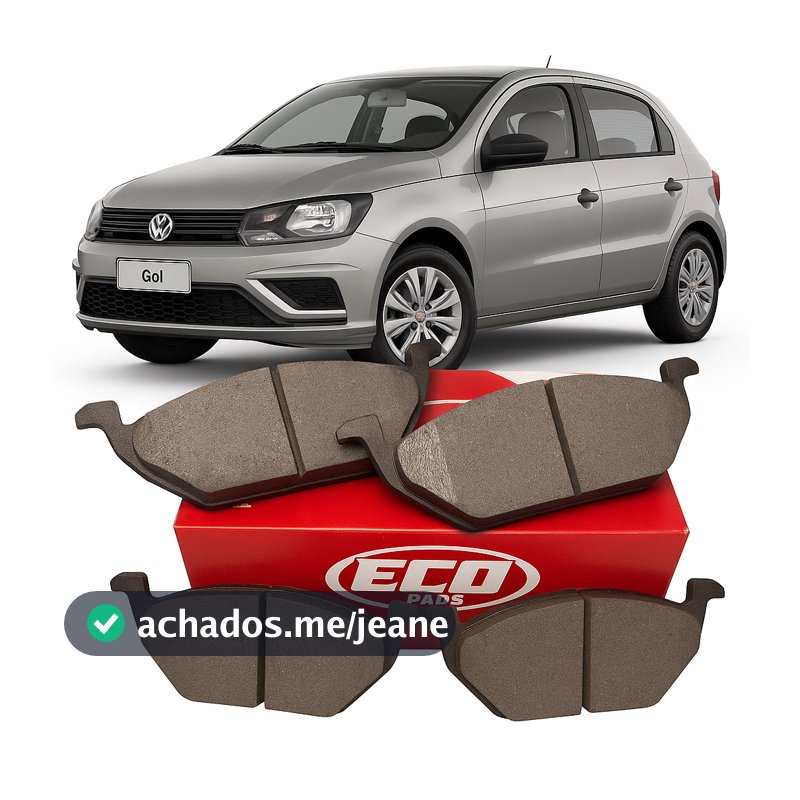 Pastilha de freio Dianteira Volkswagen Gol G6 1.0 1.6 2013 á 2016 Gol G7 1.0 2017 á 2022