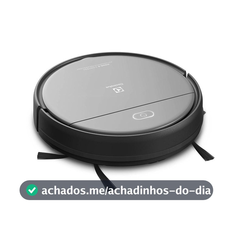 Robô Aspirador de Pó Electrolux 3 em 1 com Sensor Antiqueda Experience até 2h20 min Cinza (ERB20)