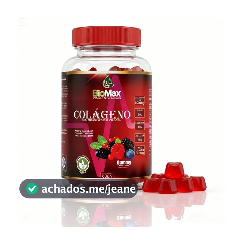 COLÁGELO TIPO 2 + VITAMINAS B12 COM BIOTINA EM GOMA 60UN