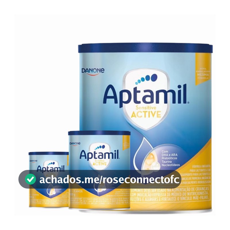 3 Latas- Fórmula Infantil em pó Aptamil Sensitive ACTIVE- Danone 800gr