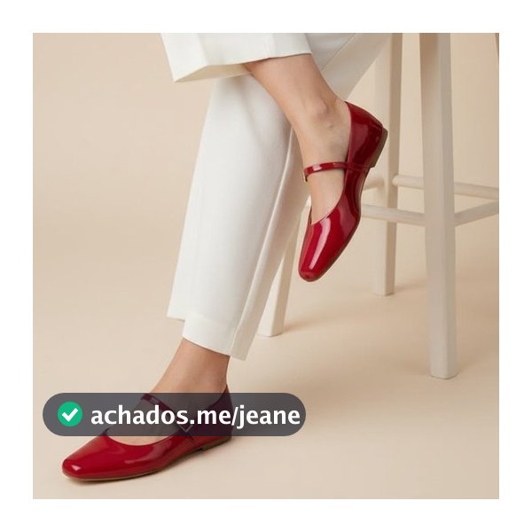 Sapatilha Feminina Mary Jane Confortável Luxo Elegante Sapato Feminino Boneca  Bico Quadrado Malbec