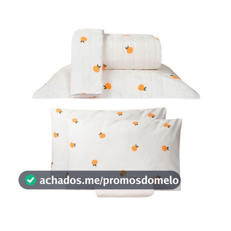 Cobre leito e Jogo de Lençol 3 peças Percal 180 Fios com algodão Tangerina Marina