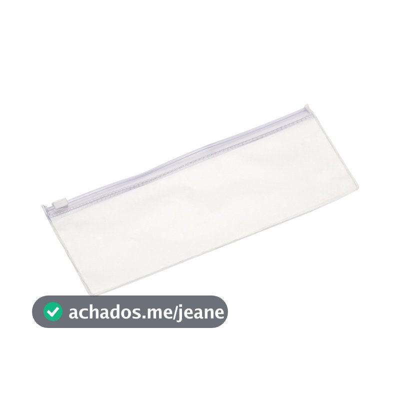 Kit 20 Estojo Zip Zap 8x22cm dentista escolar odontologico