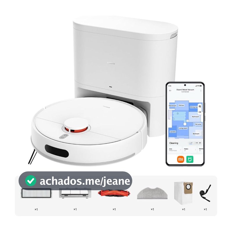 Robô Aspirador Xiaomi Vacuum H40 esfregação 10000Pa 4 litros 110v