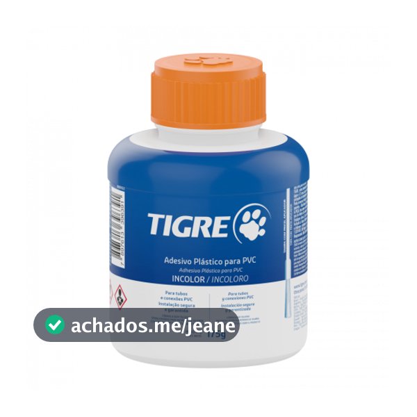 ADESIVO COLA DE CANO PVC TIGRE