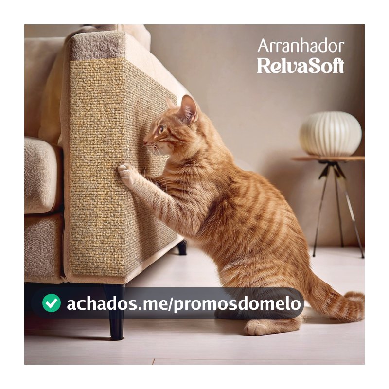 Arranhador Adesivo Premium:  Sofá, Cama e Móveis Para Gato - Protetor Pet
