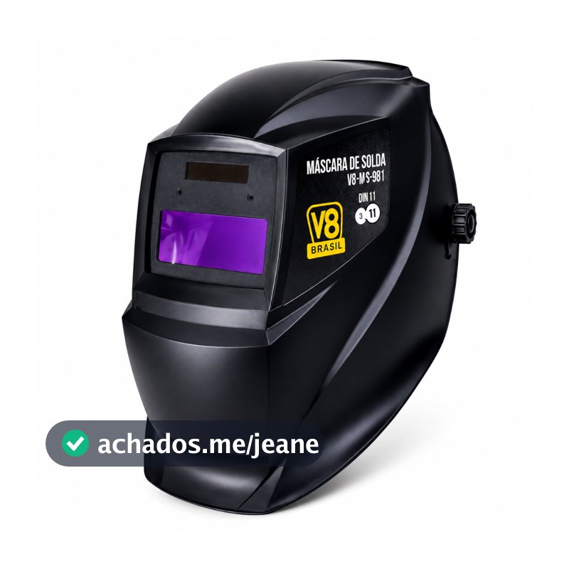 Máscara de Solda SR1 Escurecimento Automático MMA TIG MIG MAG PLASMA - V8 Brasil
