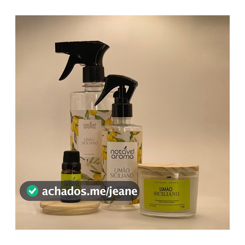 Kit Aromatizante Odorizante Completo Home Presente Spray Essencia Notavel Aroma
