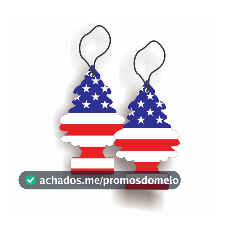 kit 15 Unidades De Cheirinho de Carro Aromatizante Pinheiro