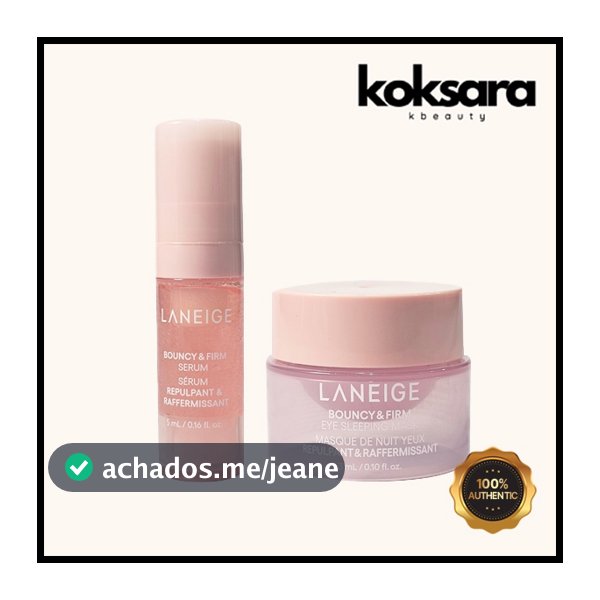 Laneige Bouncy & Firm sleeping Mask 3ml / Serum 5ml