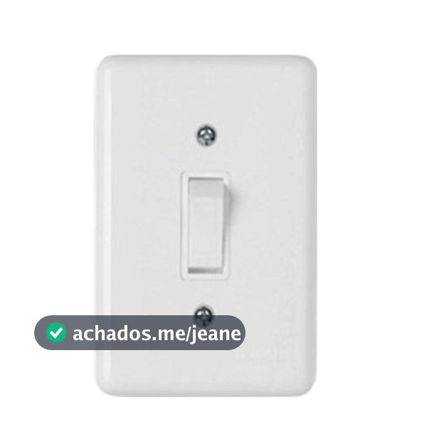 CONJUNTO INTERRUPTOR PARALELO 6A/250V 4x2 BRANCO
