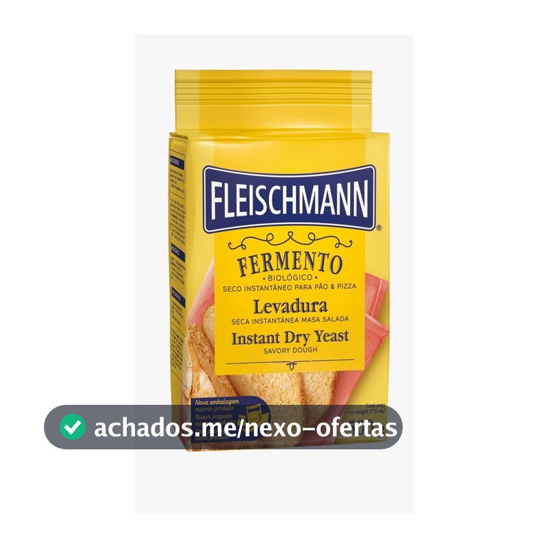 Fermento Instantâneo Massa Sal 500g - Fleischmann