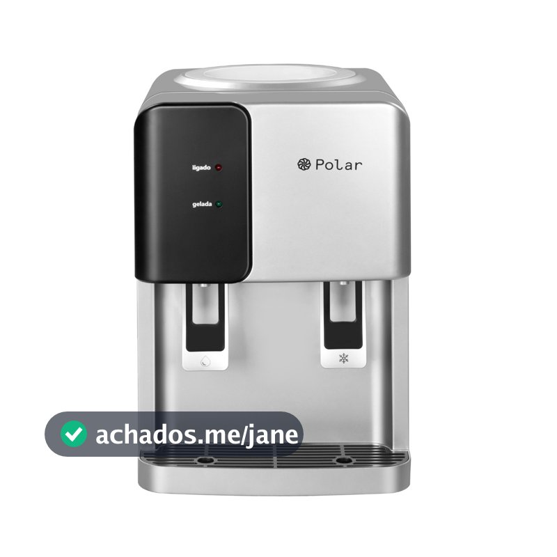 Bebedouro Eletrônico Polar Prata - Agua Natural e Gelada
