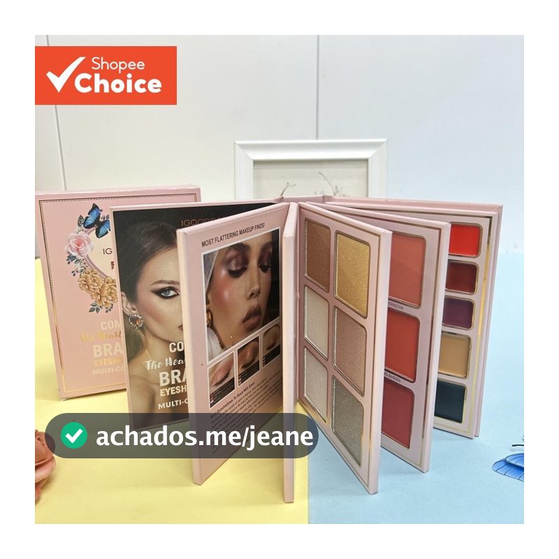 Paleta De Livros De Maquiagem Borboleta – 78 Tons Para Olhos , Bochechas E Brilho , Rosto Completo Em Um , Escolha Renov