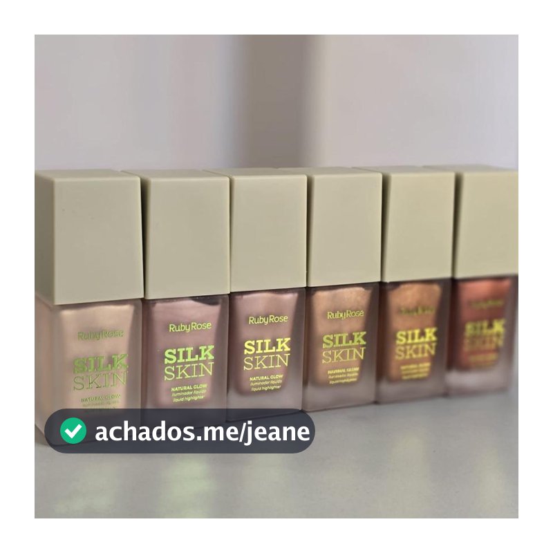 Iluminador Líquido Natural Glow Silk Skin Ruby Rose