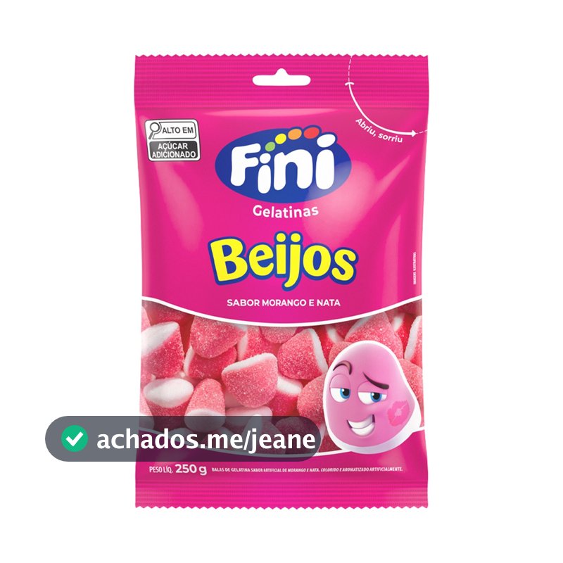 Beijos de Morango 250g - Fini