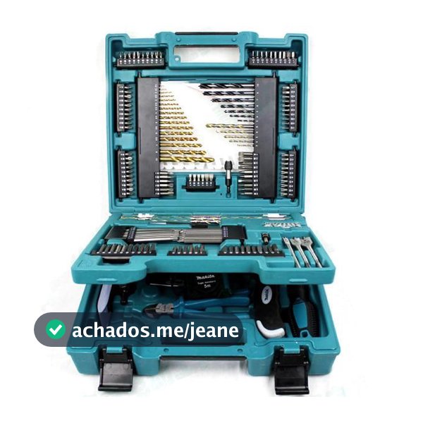 Kit Ferramentas 200 Peças Makita D-37194