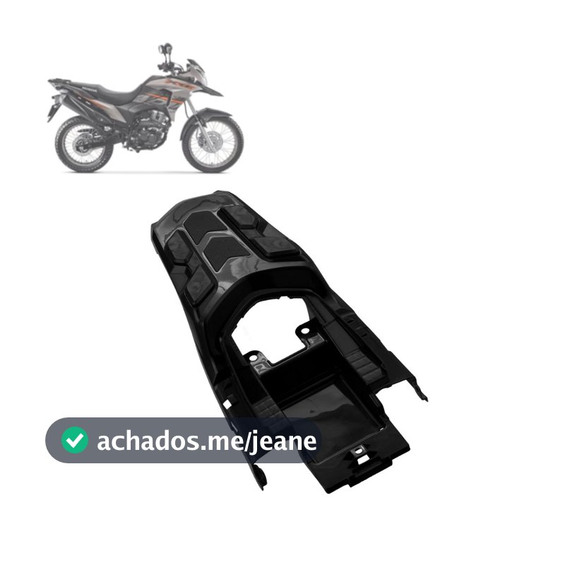 Rabeta Traseira Paralama Pro Tork Moto Xre 190 2016 2017 2018 Preto