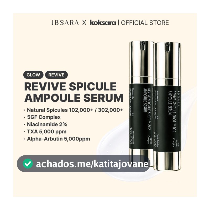 [NEW] JBSARA Revive Spicule Shot™ 102, 302 Ampoule Serum 50ml