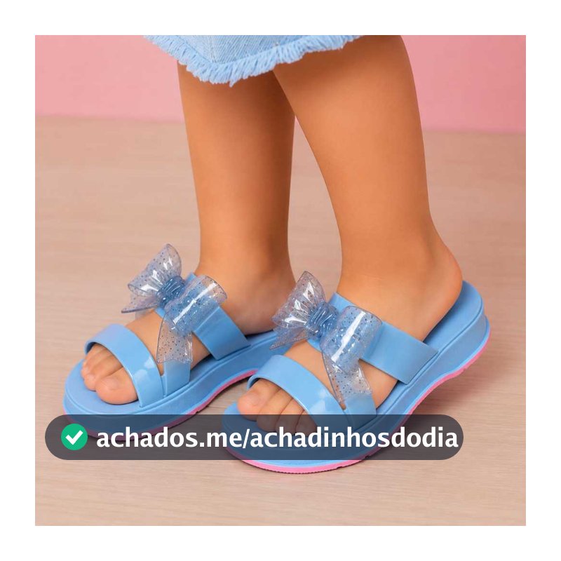 SANDÁLIA LAÇO MENINA LINDA JUVENIL CHARME 2026