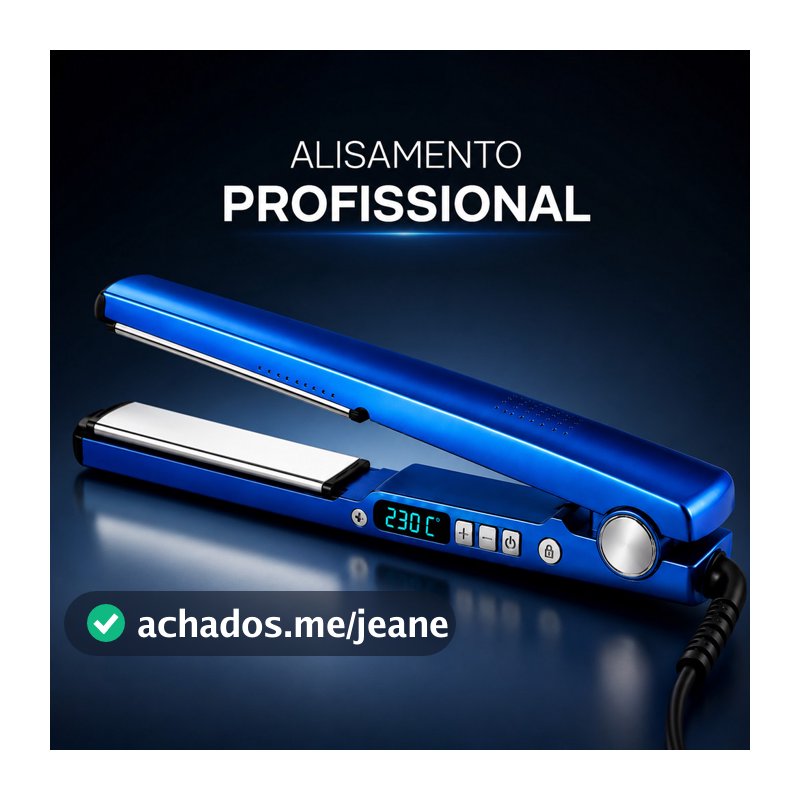 Chapinha Nano Titanium Profissional Bivolt 110V/220V Prancha Alisadora para Todos os Cabelos