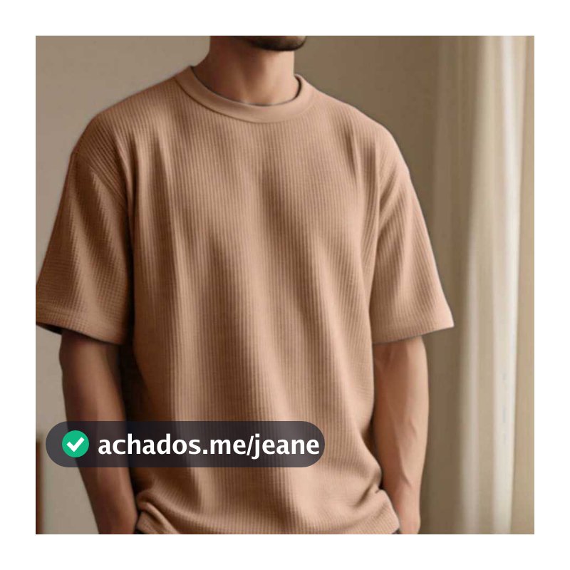 Camiseta Oversized Casual Básica Lisa Reta