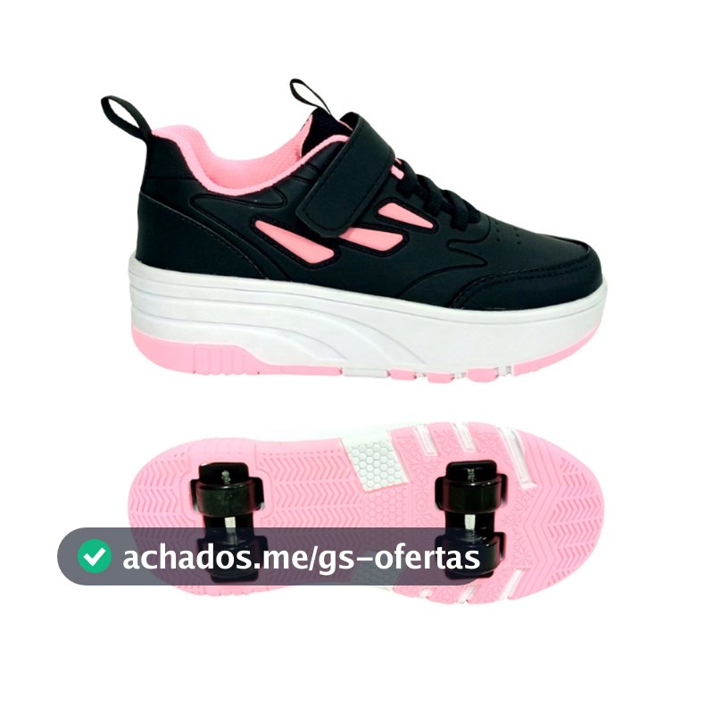 TENIS INFANTIL BOX200 SKATE RODINHA CALCE FACIL PRONTA ENTREGA