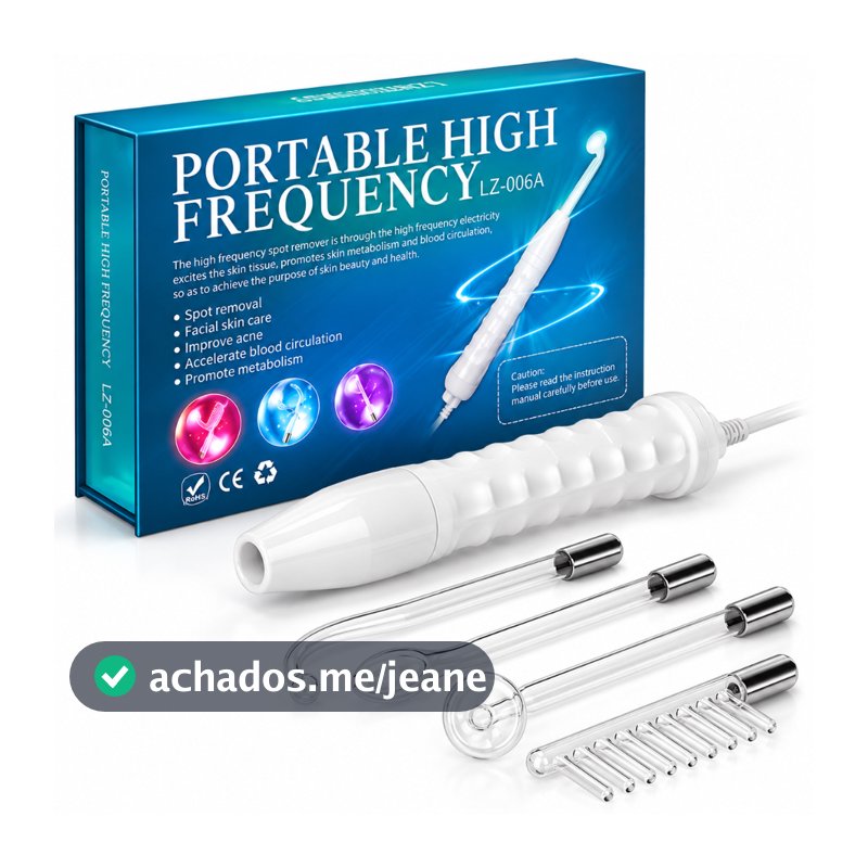 Aparelho Alta Frequência Portátil  Limpeza Tratamento De Pele