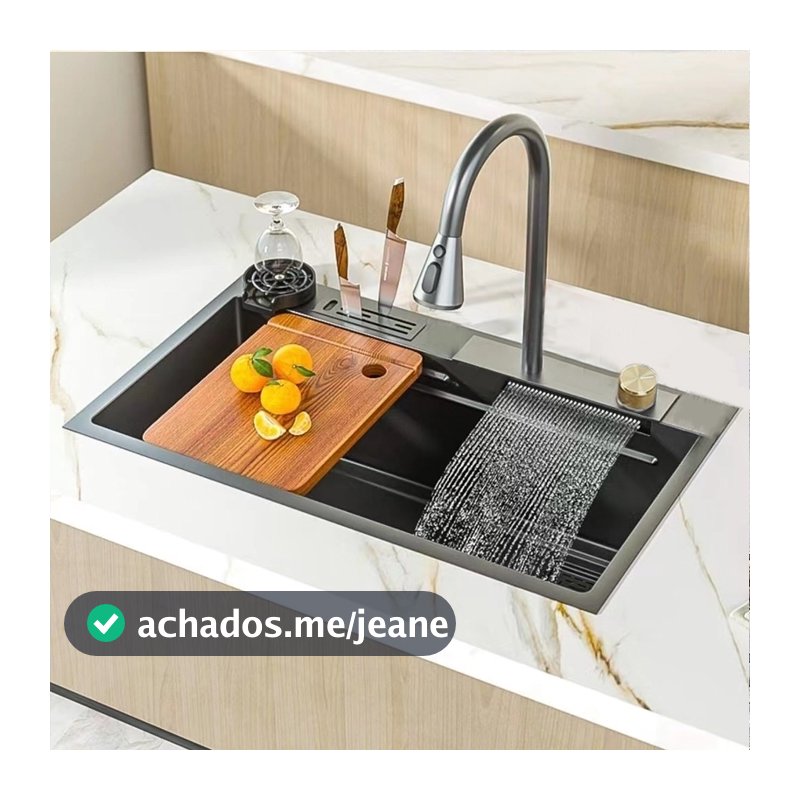 Cuba Gourmet Premium Cascata Lavador Copos Torneira Completa.