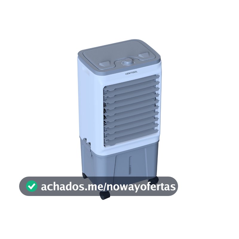 Climatizador Ar Ventisol Portátil Turbo Evaporativo 16 Litros 5 em 1 Umidificador CLIN16 PRO 130W