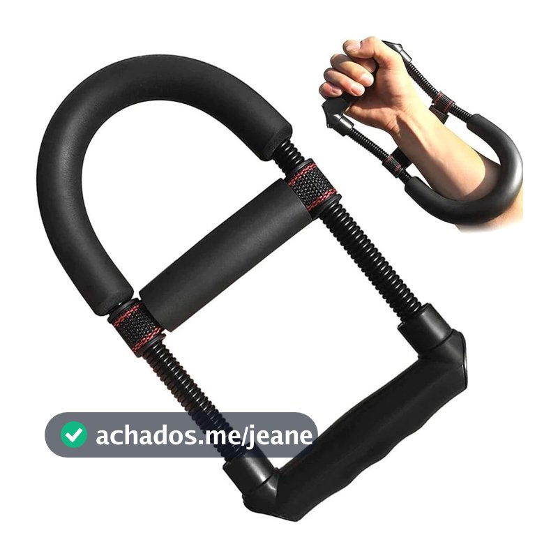 Hand Grip Fortalecedor de Antebraço Exercício Portátil para Punho Mão e Fisioterapia