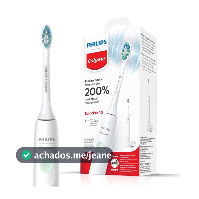 Escova Dental Elétrica Colgate Philips SonicPro 10