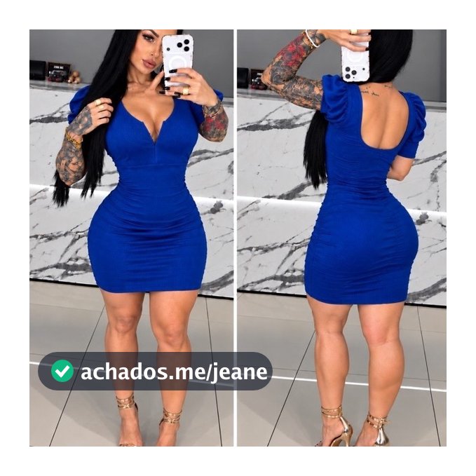 Vestido Feminino com Aro em V com Manga Casual Elegante Decote Colado Muita Lycra Princesa