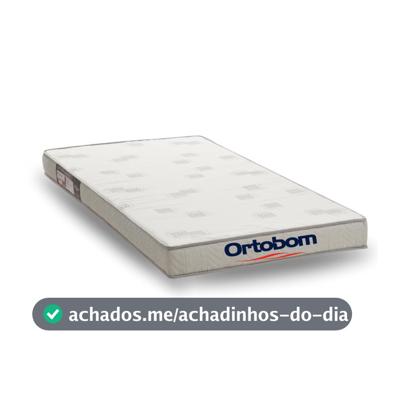 Colchão Light D23 Solteiro Antialérgico (12x88x188) Ortobom