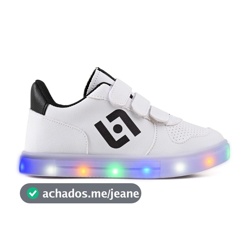 Tenis Infantil De Led Casual Escolar Sapatenis Meninos Street Calce Facil