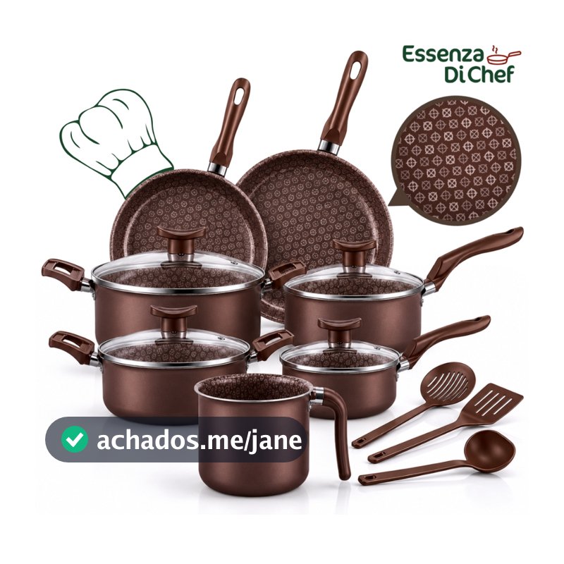 Conjunto de Panelas Antiaderente 10 Peças Prime Alumínio Teflon Com Tampa De Vidro Jogo De Panelas Kit De Panelas