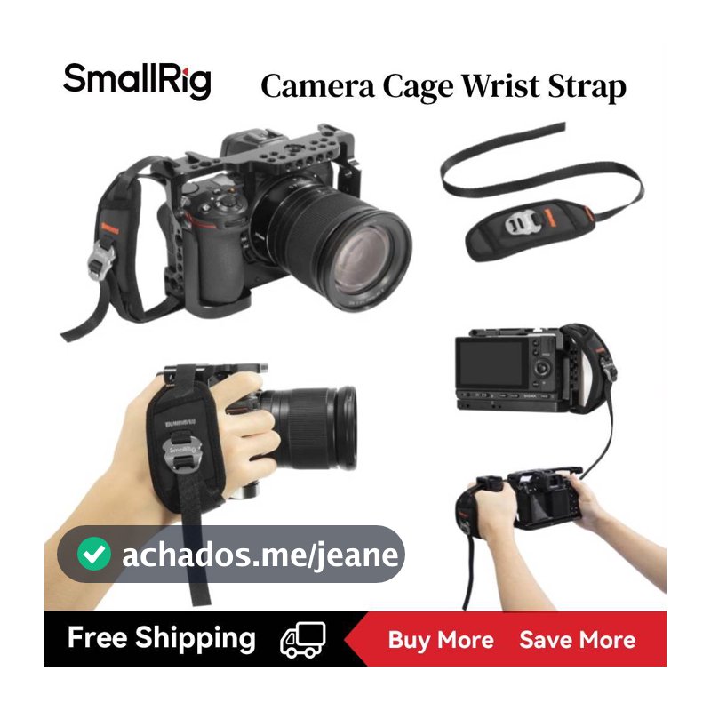 Alça De Mão Universal Para Câmera Carga De Segurança SmallRig 12,5 Kg-PAC2456