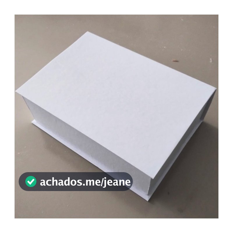 Caixa Cartonada Branca – Ideal para Personalização
