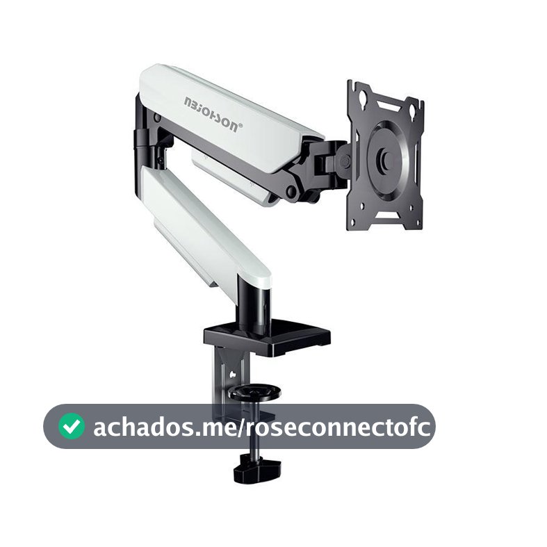 Suporte Articulado Para Monitor Nbjohson GS-MRZ05, 13 Pol a 32 Pol, Branco, NB-GS-MRZ05-WH