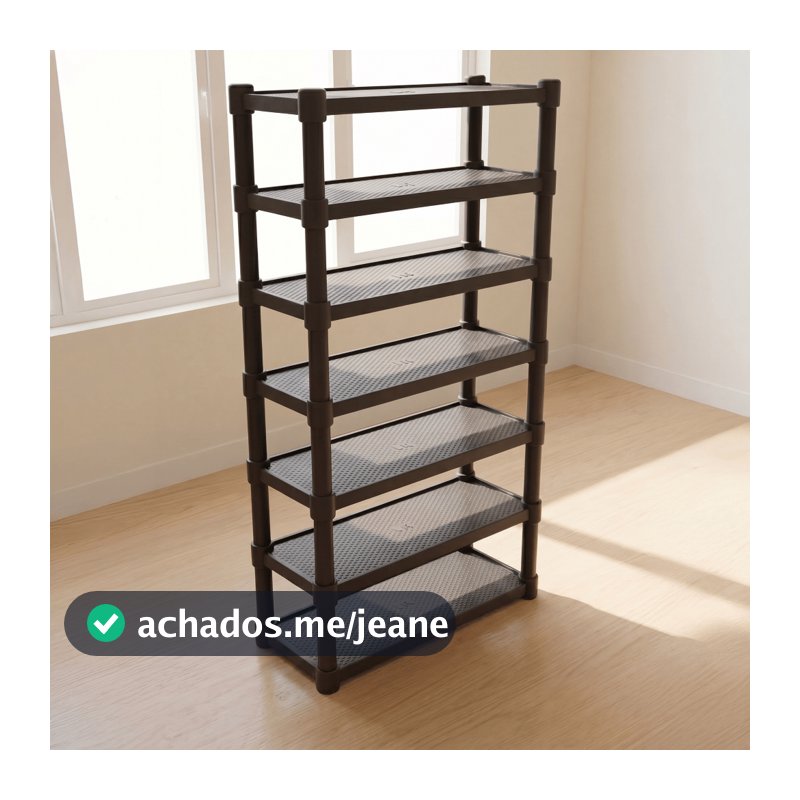 Estante Prateleira Modular Multiuso Organizadora Plástico Reforçado 7 Andares - Promoção