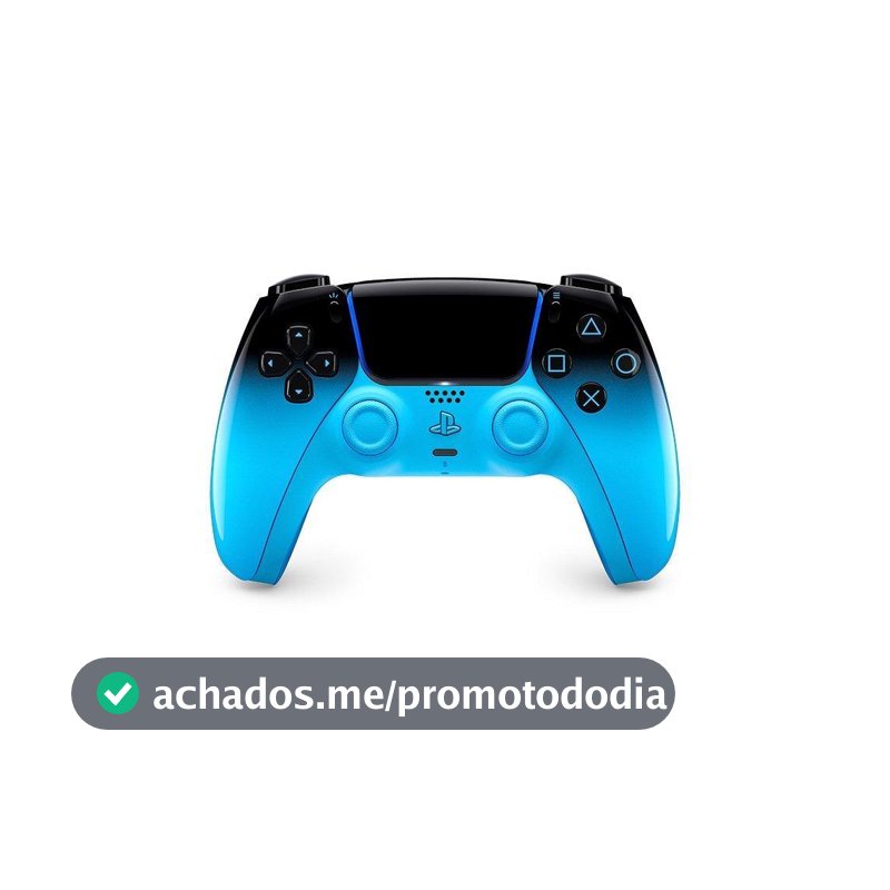 Controle Sem Fio Sony DualSense Hyperpop, PS5, Rhythm Blue, Azul - 1000048538