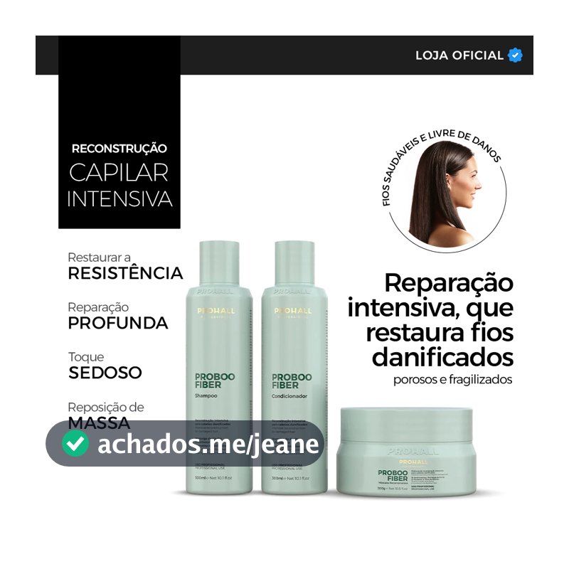 Tratamento de Reconstrução Profunda e Reposição de massa | Proboo Fiber