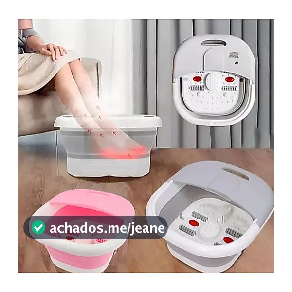 Banheira de pedicure portátil  com rolos de banheira de hidromassagem
