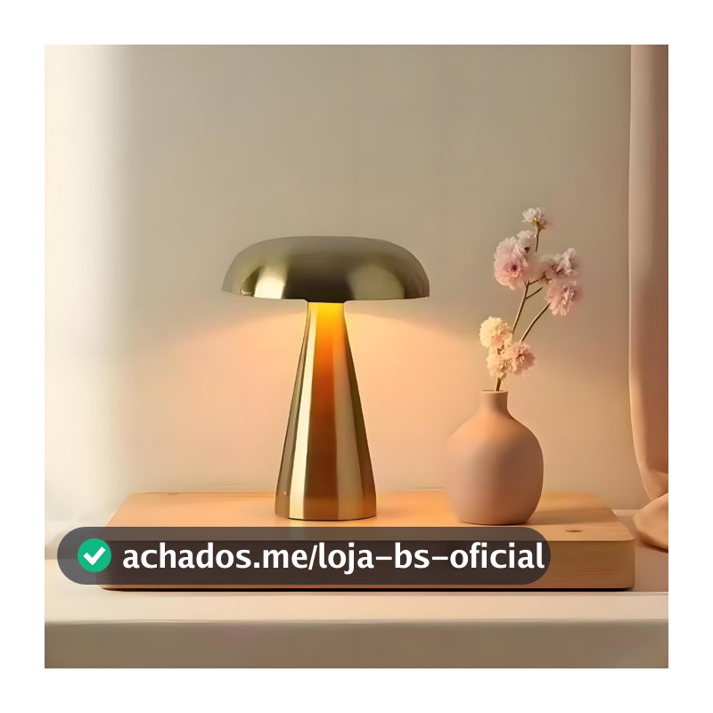 Luminária De Led Com Sensor De Toque Forma De Cogumelo