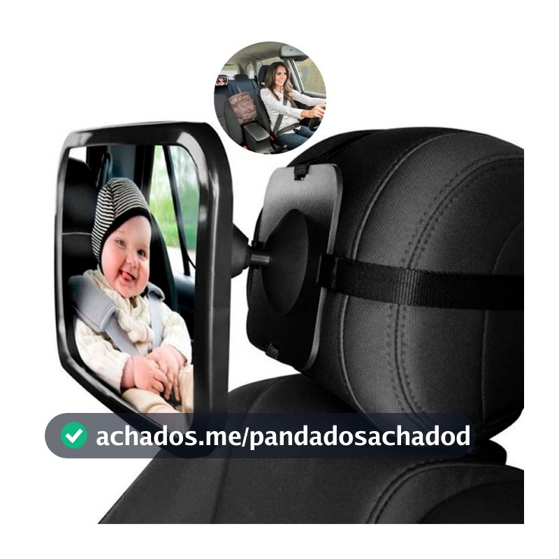 Espelho Retrovisor Banco Traseiro Bebê Conforto Cadeirinha