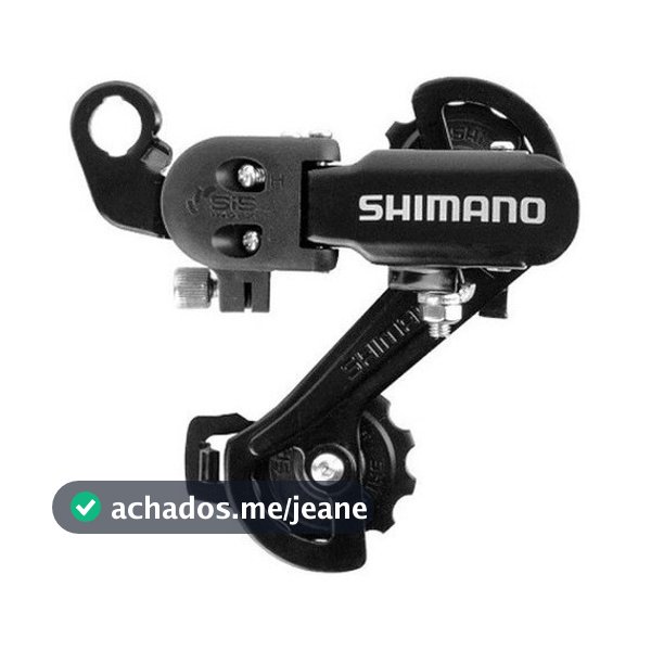 CÂMBIO TRASEIRO SHIMANO TOURNEY TZ31 6V 7V 21 MARCHAS SEM GANCHEIRA ORIGINAL SIS INDEX MTB