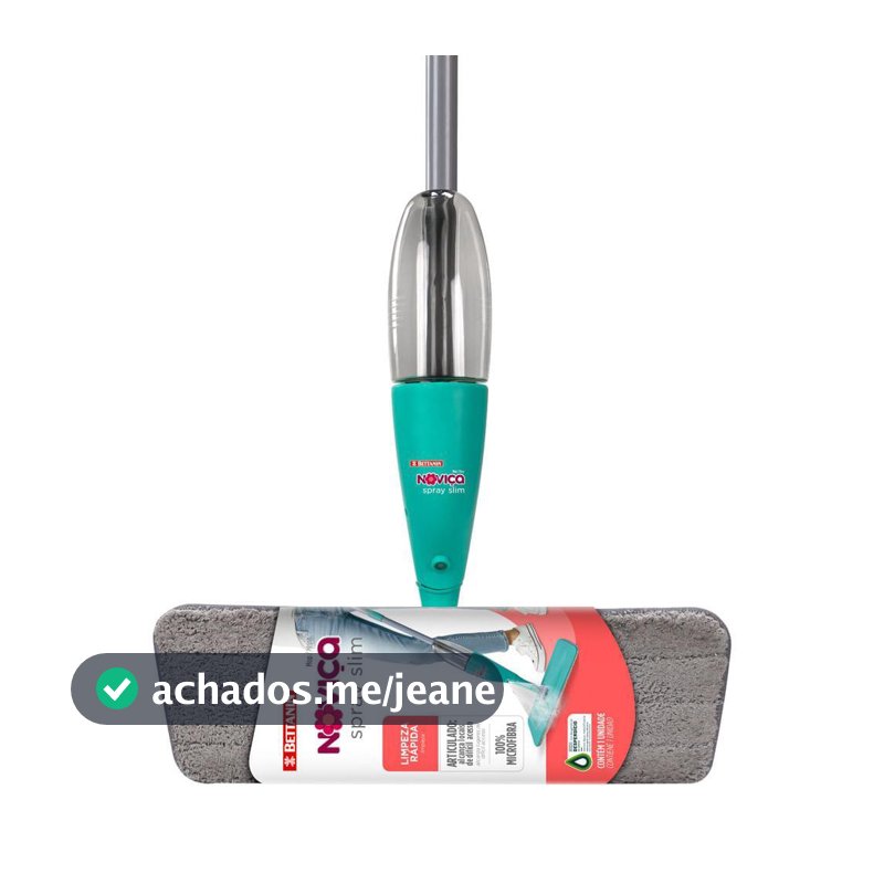 Mop Spray Slim de Microfibra com Cabo Noviça Bettanin
